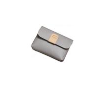JZFOACHR 1PCS Carte Ultra-TRA-TRIGHINE L'écoute Mini Card est en Cuir à Grande capacité Smot Sac de Carte Un Portefeuille de Cartes de crédit à Plusieurs Cartes pour Les Femmes. (Gris), Une Couleur,