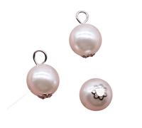 JZFOACHR 20Pcs 14Mm 12Mm 10Mm 8Mm Imitation Pearls Beads Pendants DIY Jewelry Findings for Bracelet Making Earring Making with for You