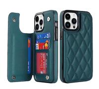 JZFOACHR Ajmipo Héros de téléphone en Cuir pour l'iPhone 15 / 15PRO / 15PRO Max / 15 PLU, Carte de Style Portefeuille Insert Double Support magnétique Étui de téléphone, Couverture de Protection