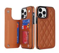 JZFOACHR Ajmipo Héros de téléphone en Cuir pour l'iPhone 15 / 15PRO / 15PRO Max / 15 PLU, Carte de Style Portefeuille Insert Double Support magnétique Étui de téléphone, Couverture de Protection