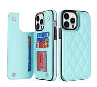 JZFOACHR Ajmipo Héros de téléphone en Cuir pour l'iPhone 15 / 15PRO / 15PRO Max / 15 PLU, Carte de Style Portefeuille Insert Double Support magnétique Étui de téléphone, Couverture de Protection
