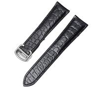 JZFOACHR Alligator Geuthesine Leather Watch Strap pour réservoir en solo London Calibo Leather Watch Band Men and Women 16 mm 18 mm 20mm 22 mm