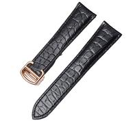 JZFOACHR Alligator Geuthesine Leather Watch Strap pour réservoir en solo London Calibo Leather Watch Band Men and Women 16 mm 18 mm 20mm 22 mm