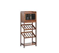JZFOACHR Armoire à vin Porte-vin Stand de Rangement de Stockage de Grandes capacités étagères de Rangement pour Le Bar du Bar Salon Armoire à vin Petit casier à vin Rouge Cave à vin Porte-Creux de la