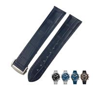 JZFOACHR Band de montre en cuir 18 mm 19 mm 20 mm 22 mm pour Seamaster 300 de Ville AT150 Moonswatch Speedmaster Watch Socle