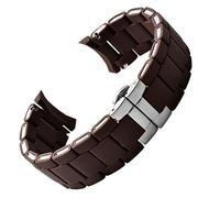 JZFOACHR Bande de montres en acier en caoutchouc en caoutchouc noir en silicone noir pour Armani AR5905 | 5906 | 5920 | 5919 | 5859 Femmes 20 mm homme 23 mm Bracelet de bracele