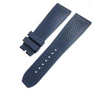 JZFOACHR Bandoues de montre en caoutchouc 23,5 mm 24 mm pour calibre de réservoir Solo Santos de Slicon de montre en silicone imperméable