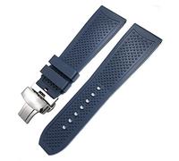 JZFOACHR Bandoues de montre en caoutchouc 23,5 mm 24 mm pour calibre de réservoir Solo Santos de Slicon de montre en silicone imperméable