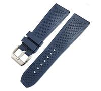 JZFOACHR Bandoues de montre en caoutchouc 23,5 mm 24 mm pour calibre de réservoir Solo Santos de Slicon de montre en silicone imperméable