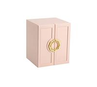 JZFOACHR Boîte de bijoux Boîte à bijoux Double porte à cinq tiroirs Boîte de rangement Bague Boucle d'oreille Bracelet Boullier Relette de rangement Boîte de rangement