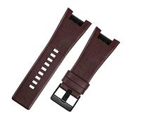 JZFOACHR Boutelles de poignet Remplaçable Bande de bracelets Bands de surveillance réglables Bracelet de montre en cuir authentique avec boucle en métal