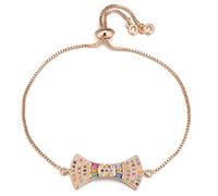 JZFOACHR Bracelet de charme de forme de ventilateur géométrique unique Princesse Coup Cumbic Zirconia Crystal Ajustement Bracelet Femelle Gift Female