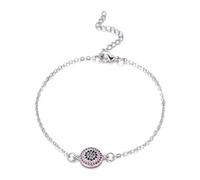 JZFOACHR Bracelet de charme oculaire exquis en zircone Bracelet de liaison de chaîne de zircone multibique pour femmes Gadies Fashion Birthday Gift