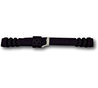JZFOACHR Brofices de poignet 18 mm 20 mm 22 mm Silicone de montre en caoutchouc Broupe de montre noir STRAP SPORT pour les femmes
