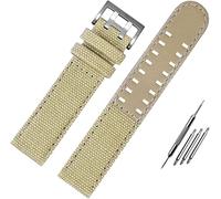JZFOACHR Brofices de poignet 20 mm 22 mm en toile Watchband Bandle de montre en cuir Watch Nylon Watchband Watch Strap Génére