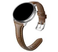 JZFOACHR Brotte en cuir mince 20-22 mm pour Samsung Galaxy Watch Active2 40mm 44 mm Watch4 5 Watch5 Pro Watch5 Classic 42mm 46mm