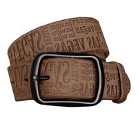 JZFOACHR Ceinture Classique Hommes Femme Ceinture Mode rétro Alliage de Boucle Alliage Lettre en Cuir Ceinture en Cuir pour Robe et Ceinture de Vache décontractée Accessoires de Garde-Robe Marron