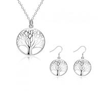 JZFOACHR Collier d'arbre Ensemble d'oreilles