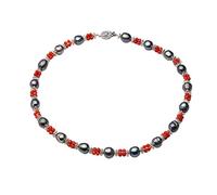 JZFOACHR Colliers Colliers Perles d'eau douce Colliers Argent 925 Colliers Bijoux pour Femmes Mariage Mode Bijoux Angle