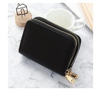 JZFOACHR Courtelle de Carte à glissière Courte de Grande capacité de Newwomen Portefeuilles en Cuir Femelle Small Coin Business Id Case Pocket, Bagages (G)
