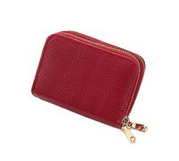 JZFOACHR Courtelle de Carte à glissière Courte de Grande capacité de Newwomen Portefeuilles en Cuir Femelle Small Coin Business Id Case Pocket, Bagages (G)
