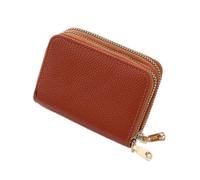 JZFOACHR Courtelle de Carte à glissière Courte de Grande capacité de Newwomen Portefeuilles en Cuir Femelle Small Coin Business Id Case Pocket, Bagages (G)