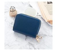 JZFOACHR Courtelle de Carte à glissière Courte de Grande capacité de Newwomen Portefeuilles en Cuir Femelle Small Coin Business Id Case Pocket, Bagages (G)
