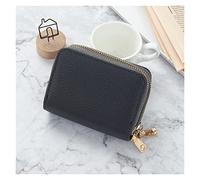 JZFOACHR Courtelle de Carte à glissière Courte de Grande capacité de Newwomen Portefeuilles en Cuir Femelle Small Coin Business Id Case Pocket, Bagages (G)