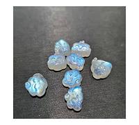 JZFOACHR Crystal Crystal rugueux Natural Moonstone Belle forme de nuage Collier en cristal Gemstone Pendantcrystal (couleur: 5pcs)