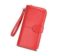 JZFOACHR Cuir Femmes Portelettes Femmes Bourse Long Zipper Women's Pursef