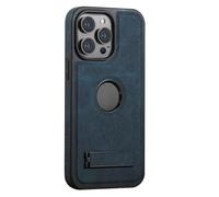 JZFOACHR Étui à téléphone magnétique pour iPhone 16 Pro Max / 16 Pro / 16 Plus / 16, étui de Kickstand avec View Logo Prise en Charge du Slim de Charge sans Fil, Noir, 16 Pro