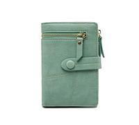 JZFOACHR Femmes Multifonction Portefeuilles Courts Zipper Mini PU en Cuir Femelle Sac à Main Fashion Dames Porte-Carte d'embrayage, Bagages (e)