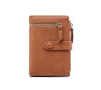 JZFOACHR Femmes Multifonction Portefeuilles Courts Zipper Mini PU en Cuir Femelle Sac à Main Fashion Dames Porte-Carte d'embrayage, Bagages (e)