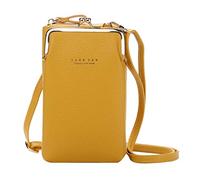 JZFOACHR Grande Sangle Ajustement des Femmes à épaule du Sac de Cartes téléphoniques à épaule Portefeuille Capacité à Fente Mobile Cuir Messager (Vert, Taille Unique), Noir, Taille Unique