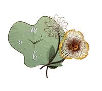 JZFOACHR Horloge Murale créative Fashions impimpes Fois horloges murales silencieuses opérationnelles opérationnelles Modernes pour la Chambre de Cuisine Salon pour Le Bureau (a)