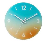 JZFOACHR Horloge Murale de Mode Colorful Moderne Light Luxury Clock pour Le Salon décor de Salon Horloges murales Non cochées de Batterie pour Le Bureau (H 30,5 cm / 12 Pouces)