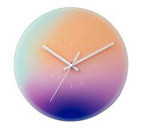 JZFOACHR Horloge Murale de Mode Colorful Moderne Light Luxury Clock pour Le Salon décor de Salon Horloges murales Non cochées de Batterie pour Le Bureau (H 30,5 cm / 12 Pouces)