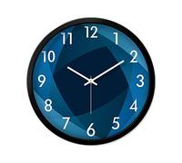 JZFOACHR Horloge Murale Mode décorative Murale muet ne Pas coche Quartz Watch métal