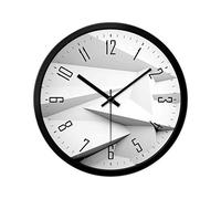 JZFOACHR Horloge Murale Mode décorative Murale muet ne Pas coche Quartz Watch métal