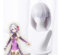 JZFOACHR KUZ235 Cosplay Perruque FGO Kama Nouveau Nero Perruque Destin Grand Ordre Destin Rester Nuit Cheveux résistants à la Chaleur Anime Costume Cosplay Perruques + Bonnet de Perruque