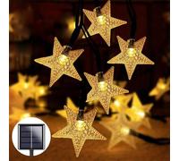 JZFOACHR Lumières extérieures Lumières de Jardin lumières d'étoiles solaires, 60ed 36ft 8mode étanche d'éclair