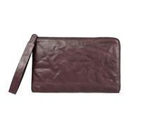 JZFOACHR Nouveau MENSEMENT Portefeuille à Fermeture éclair en Cuir Authentique Grande capacité Portefeuille en Cuir Multi-Cartes pour Hommes et Sac à Main, Portefeuille (Brun foncé)