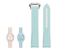 JZFOACHR Nouvelle bande de montre en silicone en caoutchouc pour Omega X Swatch Joint MOONWATCH CELESTIAL SPORTS 20 mm STRAP CURVE WEST WESTES