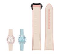 JZFOACHR Nouvelle bracelet de surveillance en silicone en caoutchouc de 20 mm pour oméga x swatch joint moonswatch celestial sports courbe wsinches band