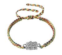 JZFOACHR Nouvelles étapes unisexes stell bracelets à chaîne de corde réglables faits à la main