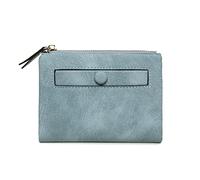 JZFOACHR Petites Femmes Portefeuilles en Cuir PU Fashion coréen Multifonctionnel givré féminine Courte de Monnaie rétro Porte-Carte d'embrayage, Bagages (e)