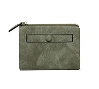JZFOACHR Petites Femmes Portefeuilles en Cuir PU Fashion coréen Multifonctionnel givré féminine Courte de Monnaie rétro Porte-Carte d'embrayage, Bagages (e)