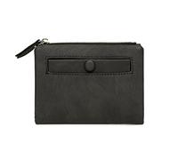 JZFOACHR Petites Femmes Portefeuilles en Cuir PU Fashion coréen Multifonctionnel givré féminine Courte de Monnaie rétro Porte-Carte d'embrayage, Bagages (e)