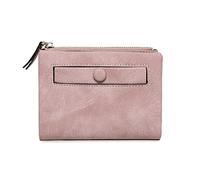 JZFOACHR Petites Femmes Portefeuilles en Cuir PU Fashion coréen Multifonctionnel givré féminine Courte de Monnaie rétro Porte-Carte d'embrayage, Bagages (e)