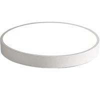 JZFOACHR Plafonnier Rond Moderne Ultra Fin en Fer - Lampe LED Blanche Brillante à économie d'énergie 6000 K pour la Maison et Le Studio - Luminaire décoratif élégant